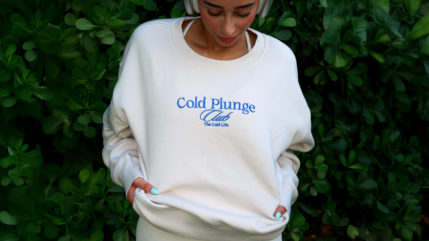 Cold Plunge Club Pullover – Sand