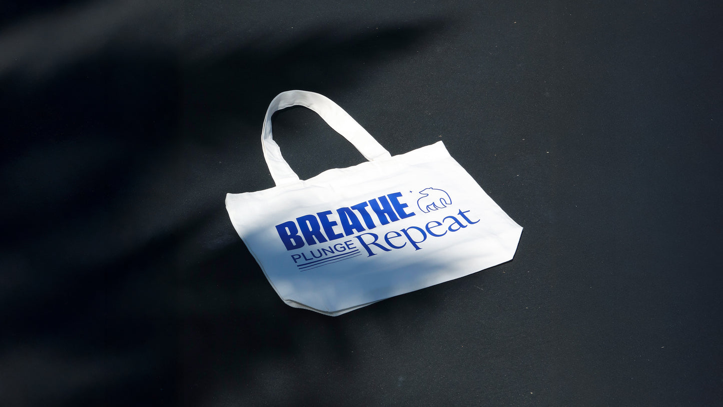 Breathe. Plunge. Repeat. Tote Bag