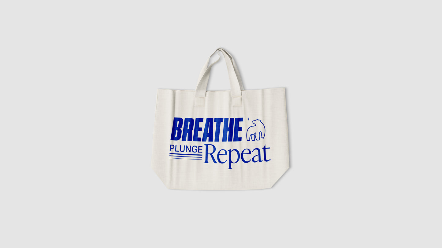 Breathe. Plunge. Repeat. Tote Bag